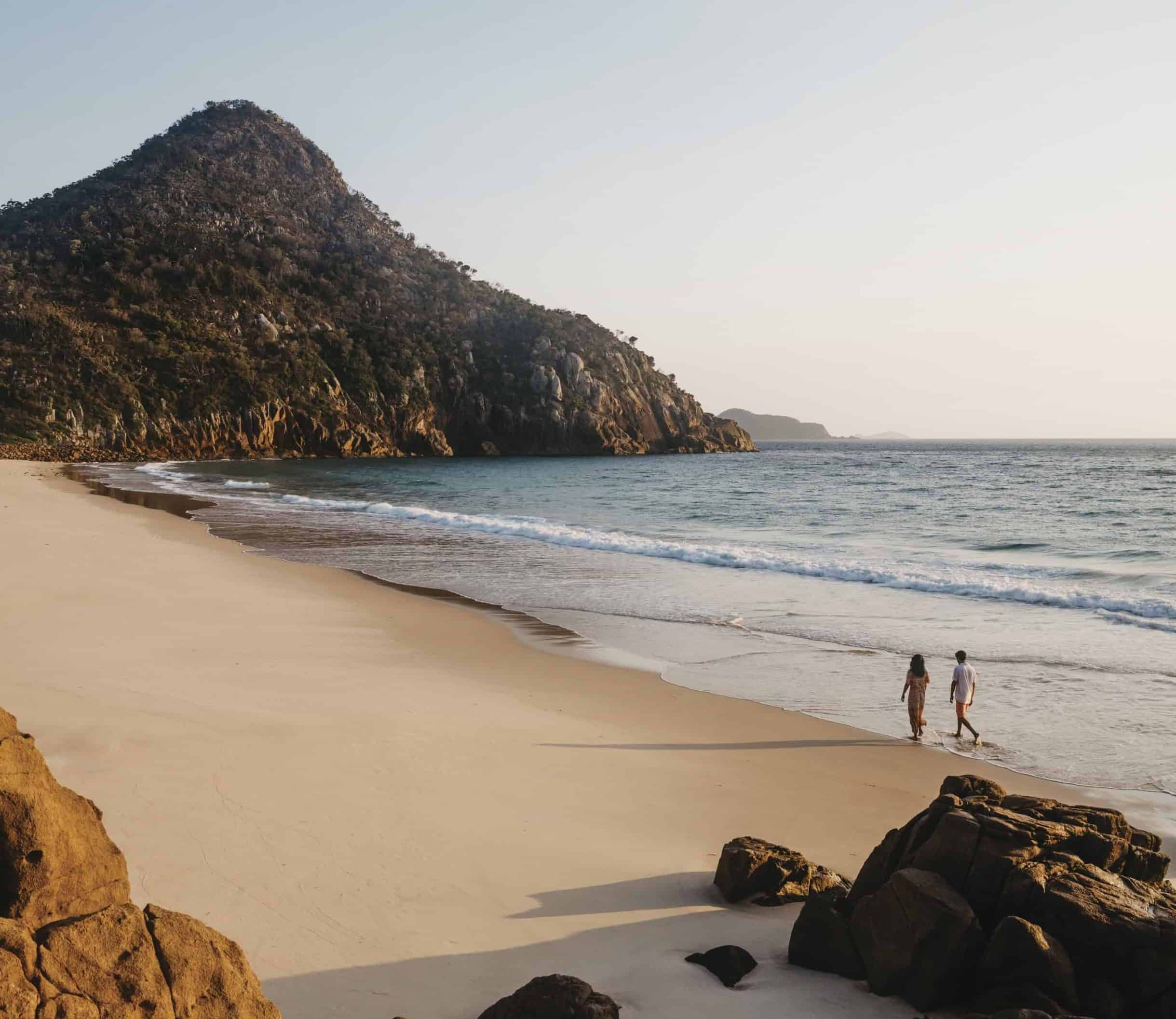 Walking on zenith beach port stephens