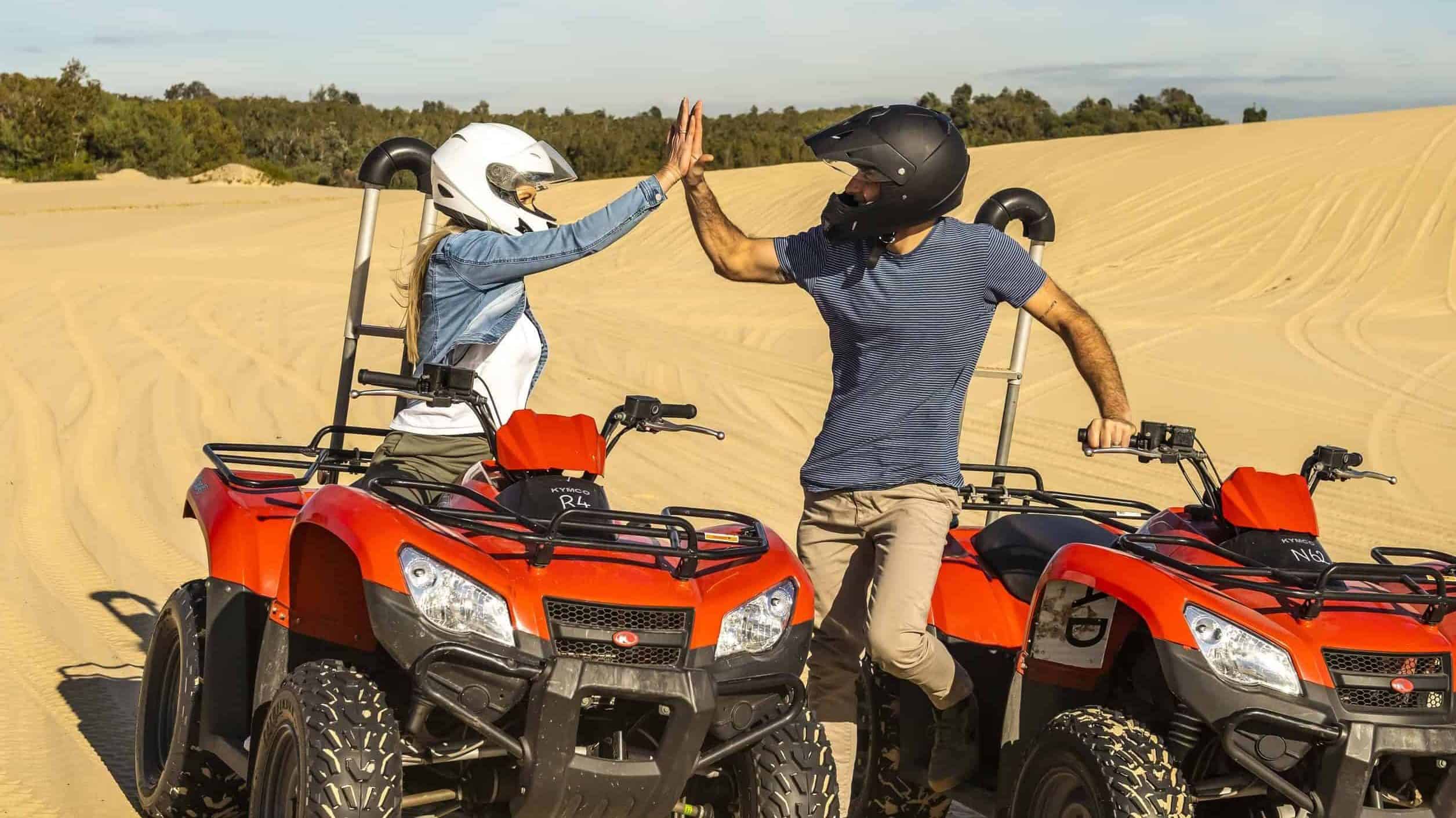 Things to do in Port Stephens - Quad Biking in The Stockton Bight Sand Dunes
