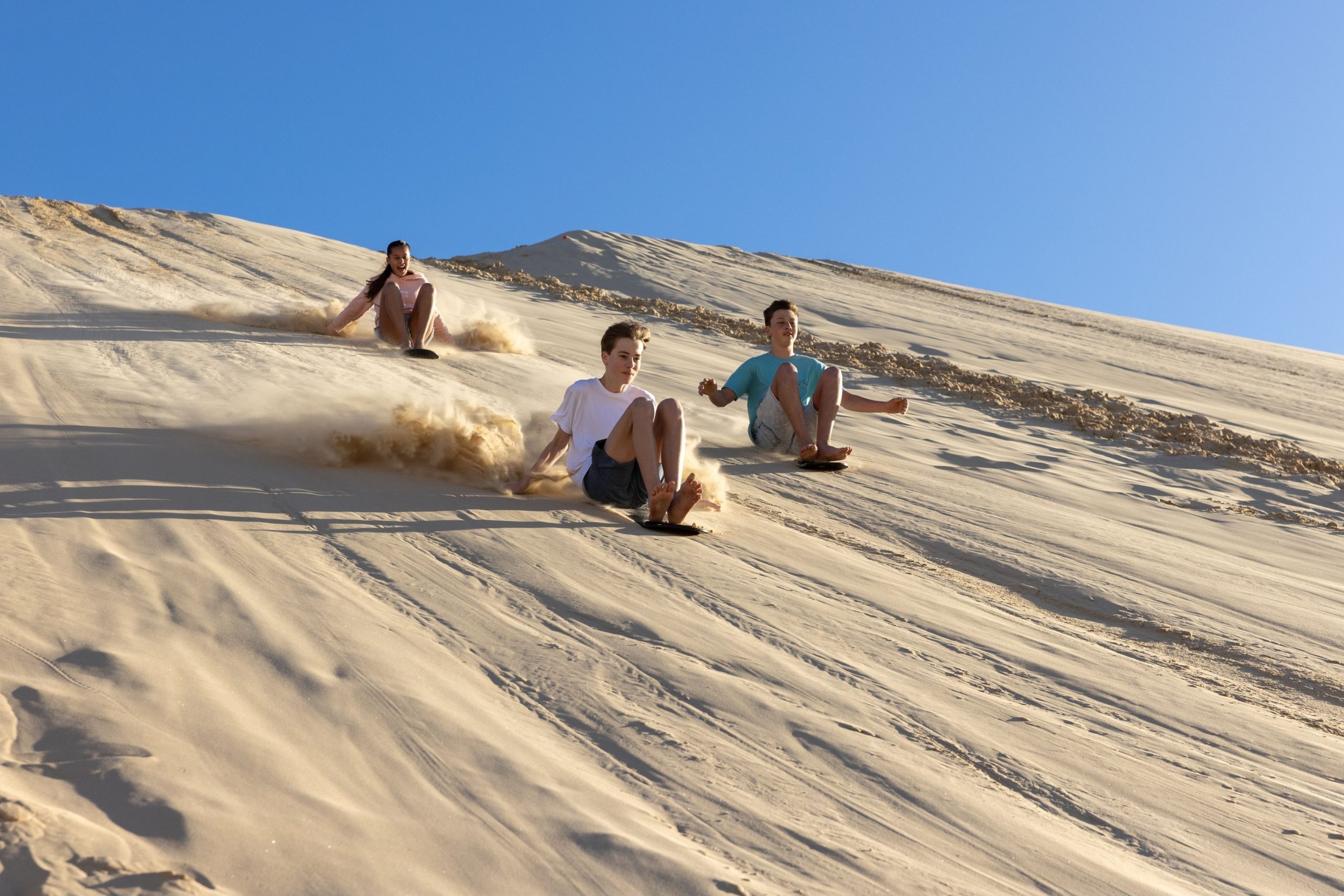 Sandboarding in port stephens
