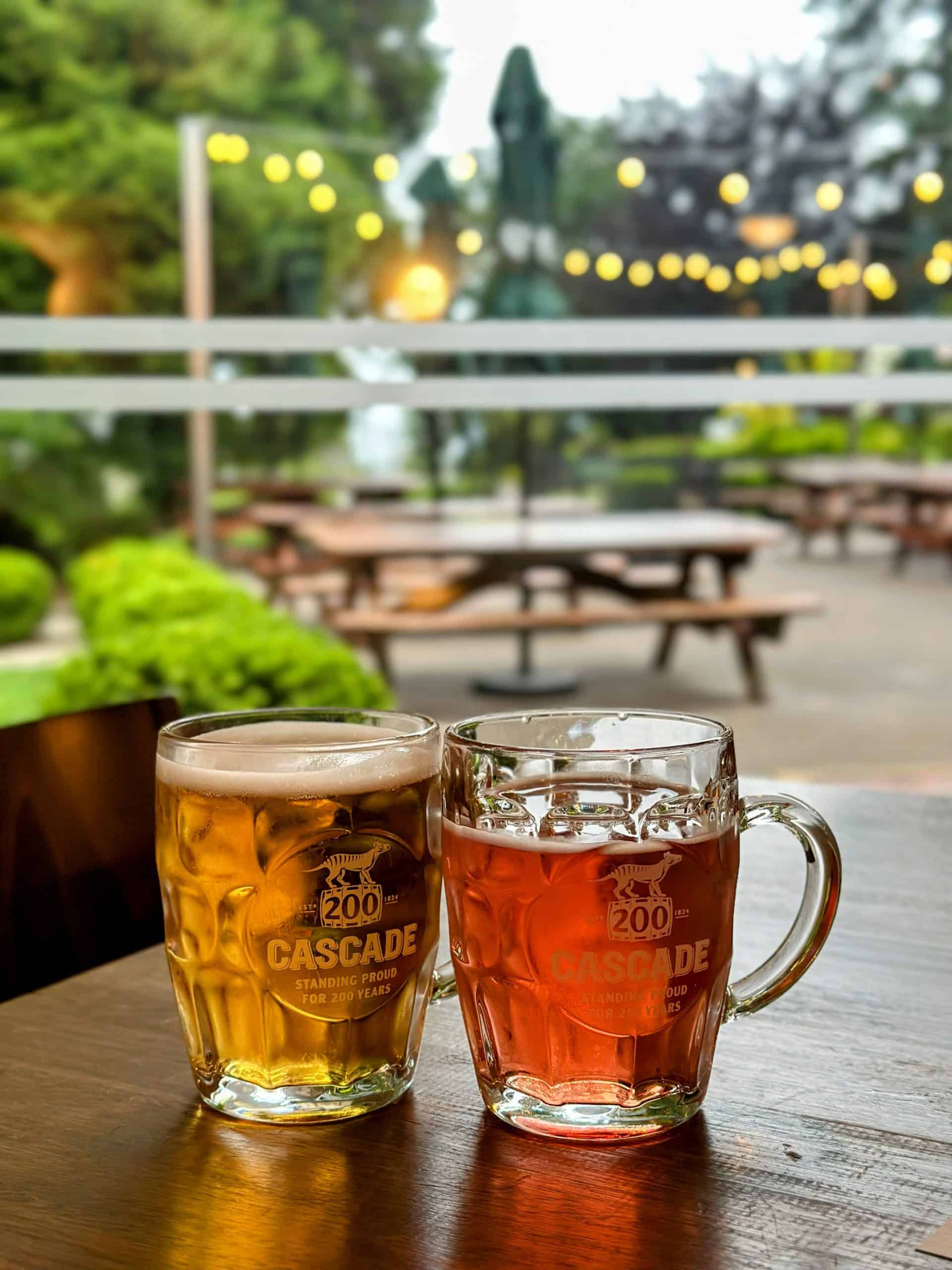Beer from the Cascade Brewery!