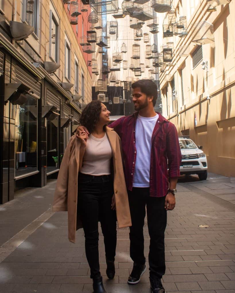 Walking through the streets of SydneyFree Walking Tour - Angel Place Sydney CBD