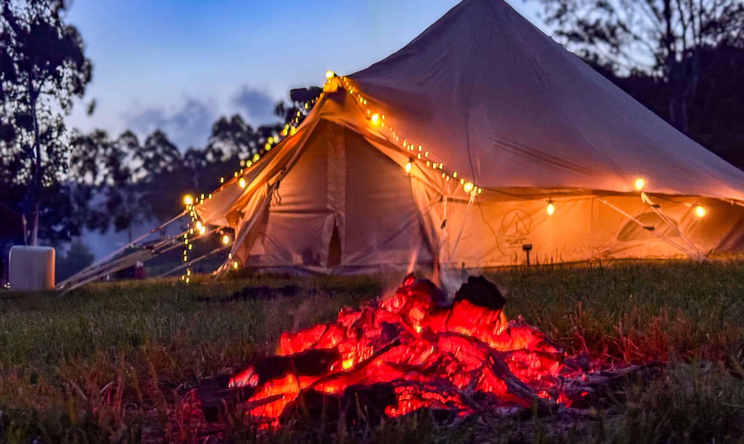 Glamping in Glenworth as a Valentines day gift idea