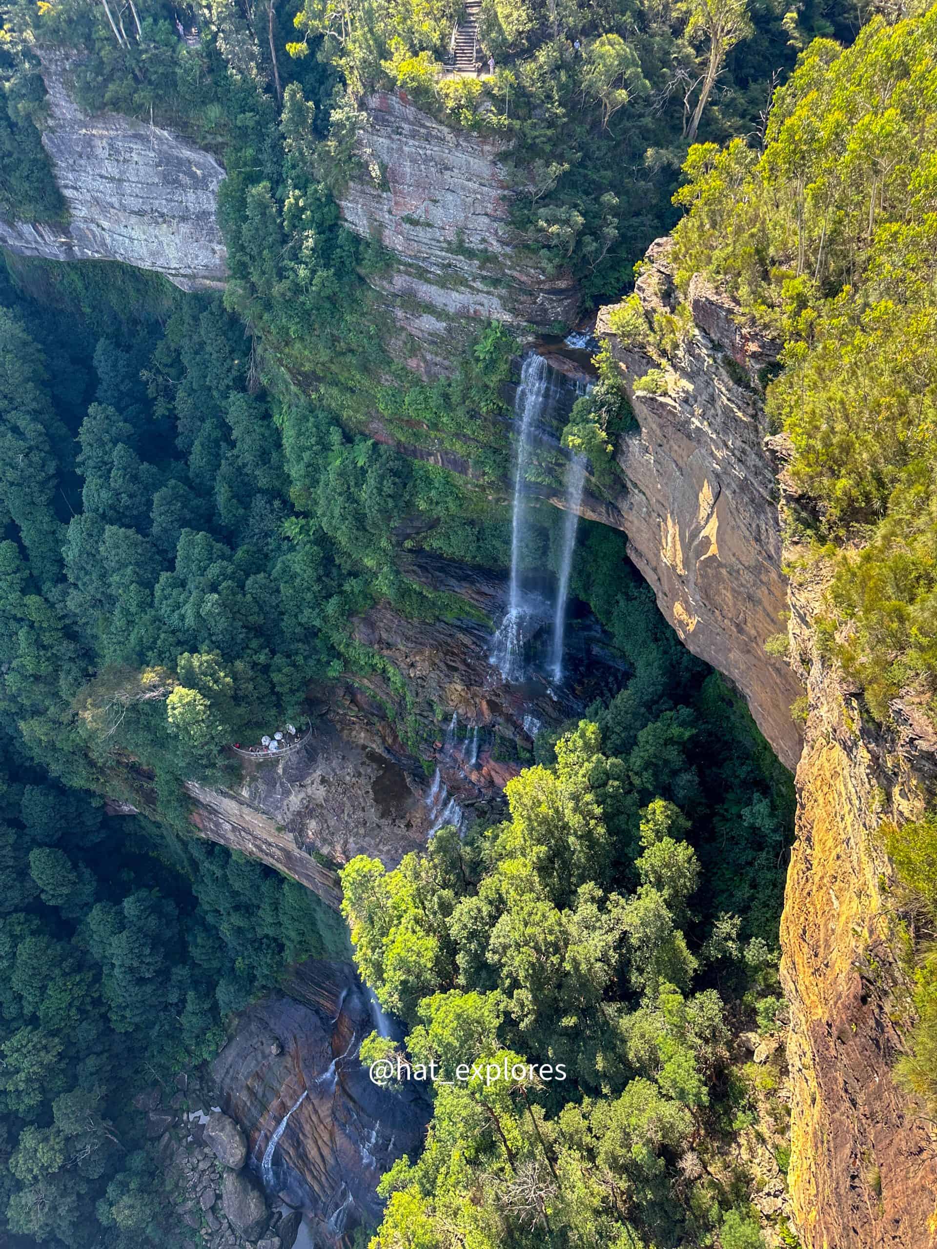 Katoomba falls view from Scenic Skyway