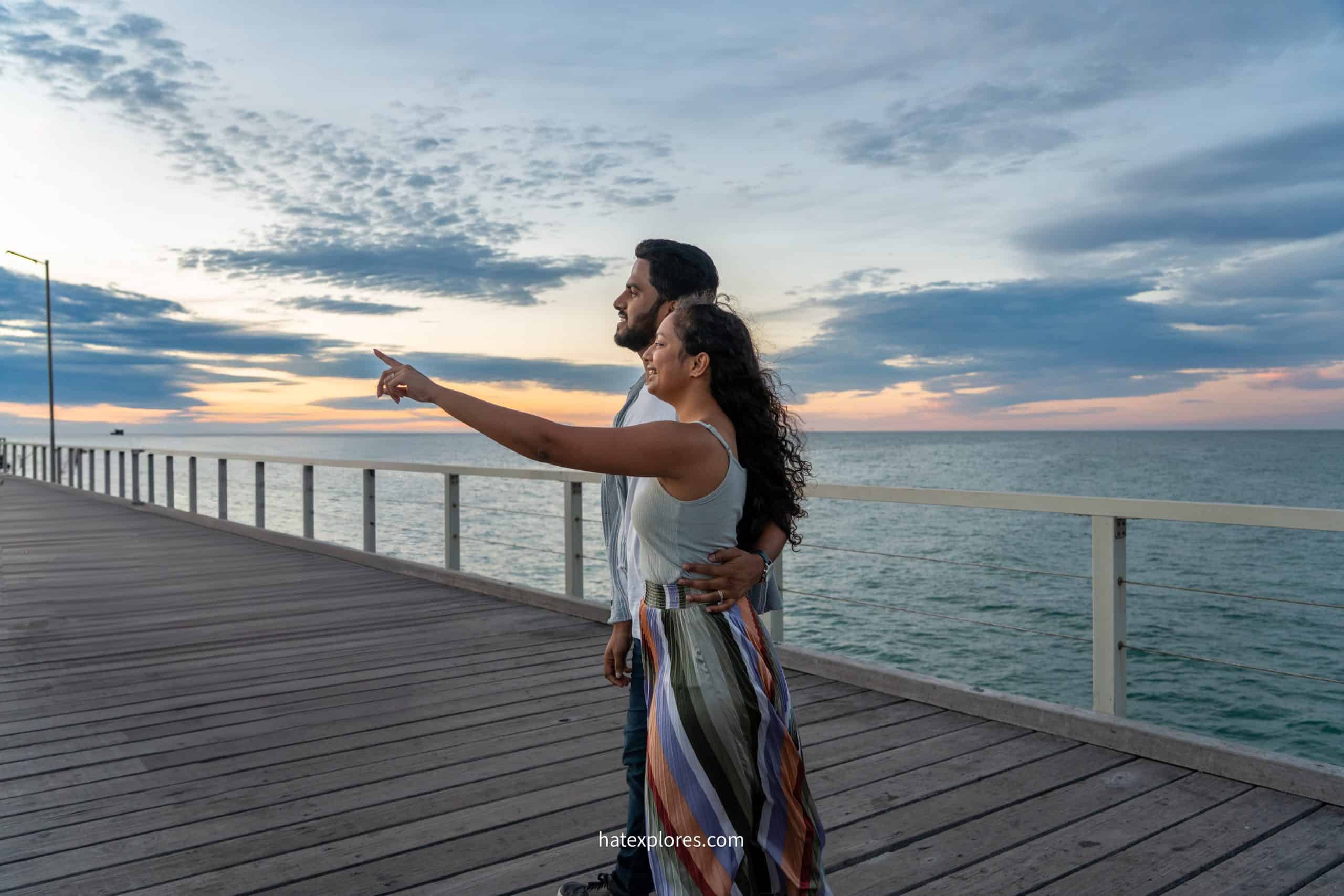 Sunset at Glenelg Beach