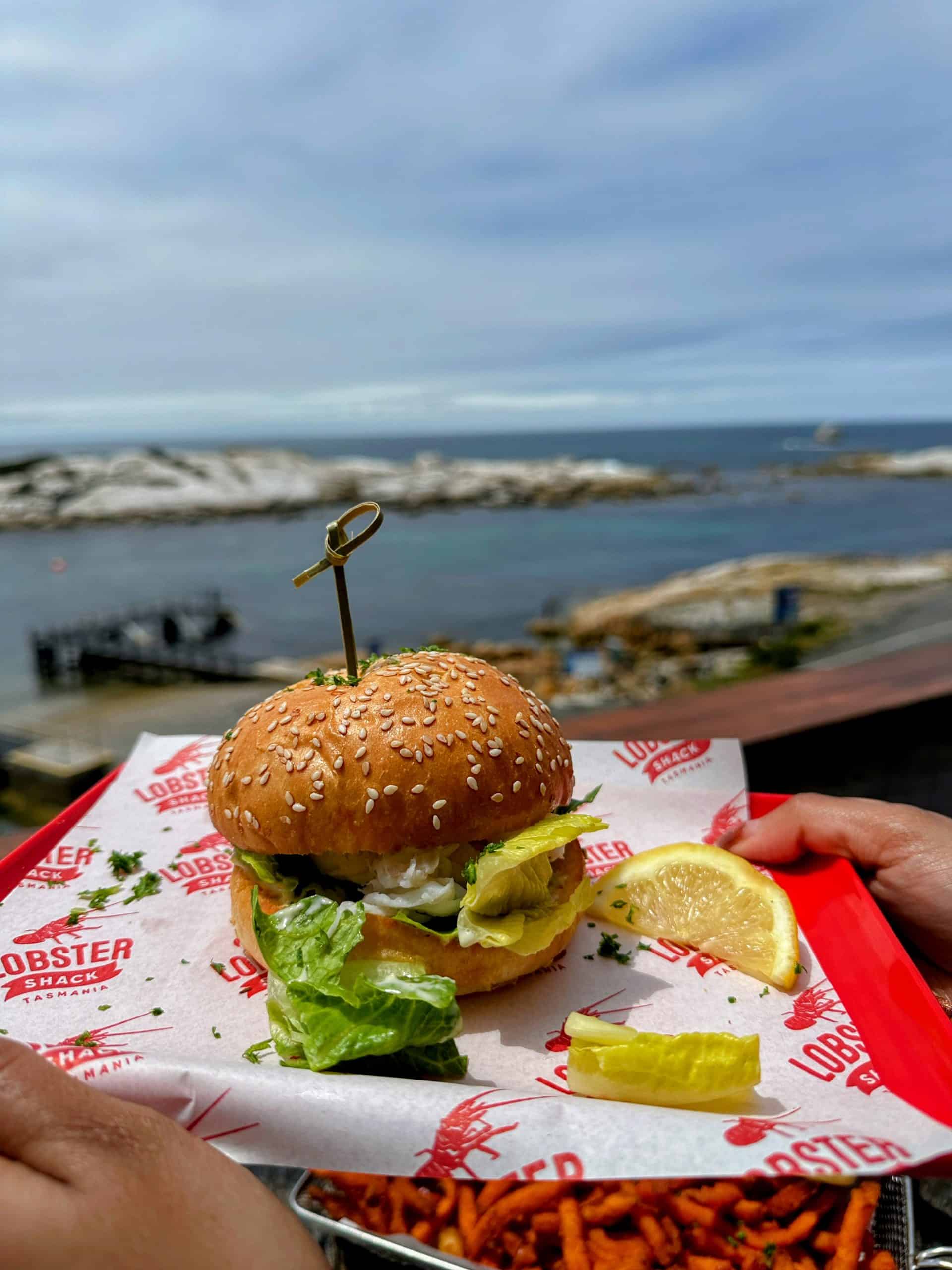 Burger from Lobster Shack