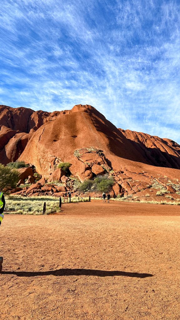 Base Walk Around Uluru – a top free thing to do in Uluru with scenic views.